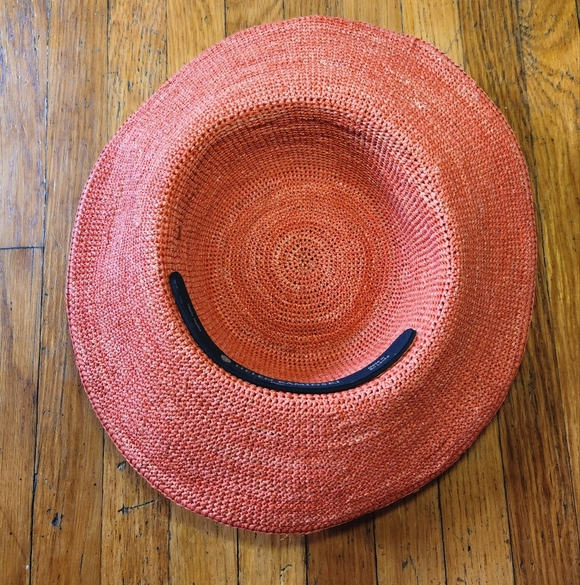 HELEN KAMINSKI 100% Raffia Orange Sun Hat main image 8